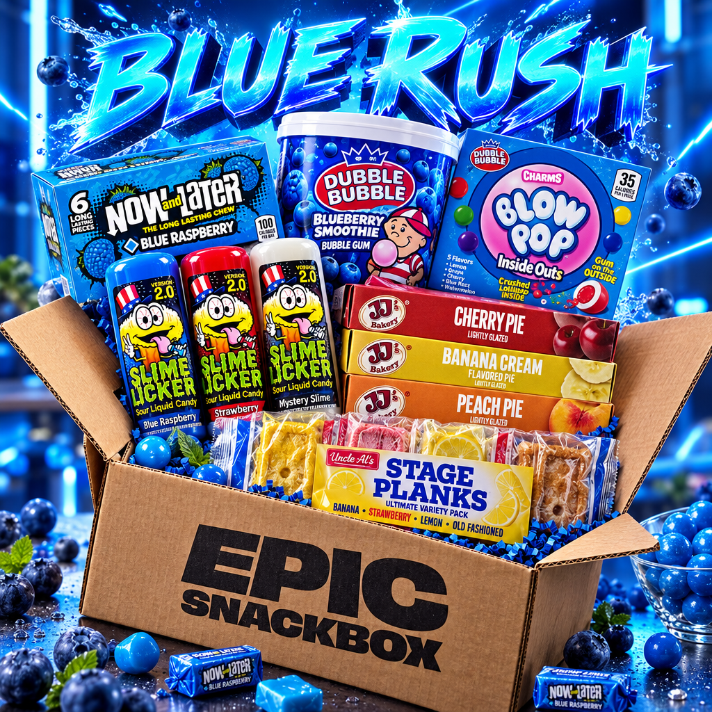 Blue Rush Blueberry & Blue Raspberry