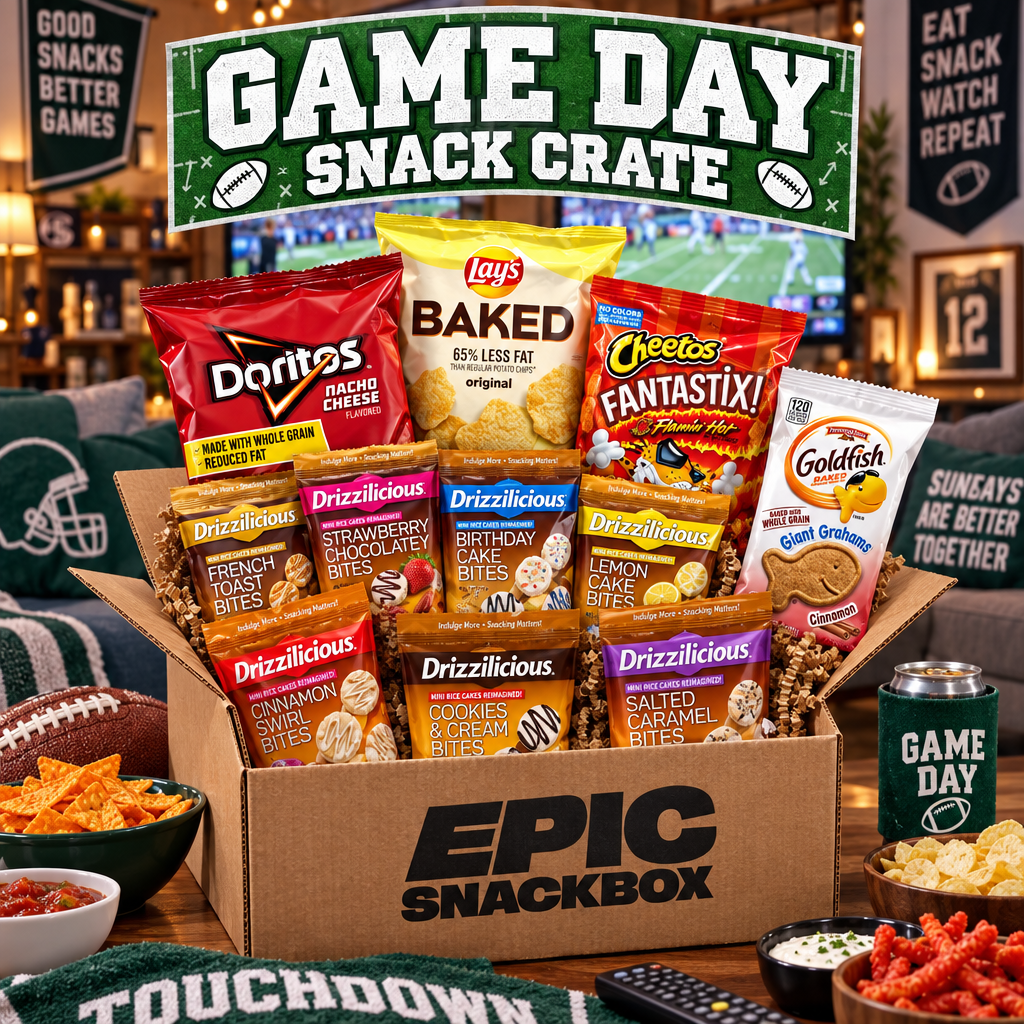 Ultimate Sweet & Savory Game Day Crate