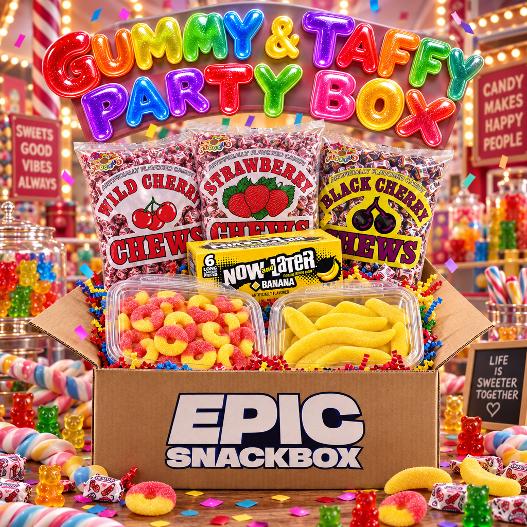 Gummy & Taffy Bulk Party Box