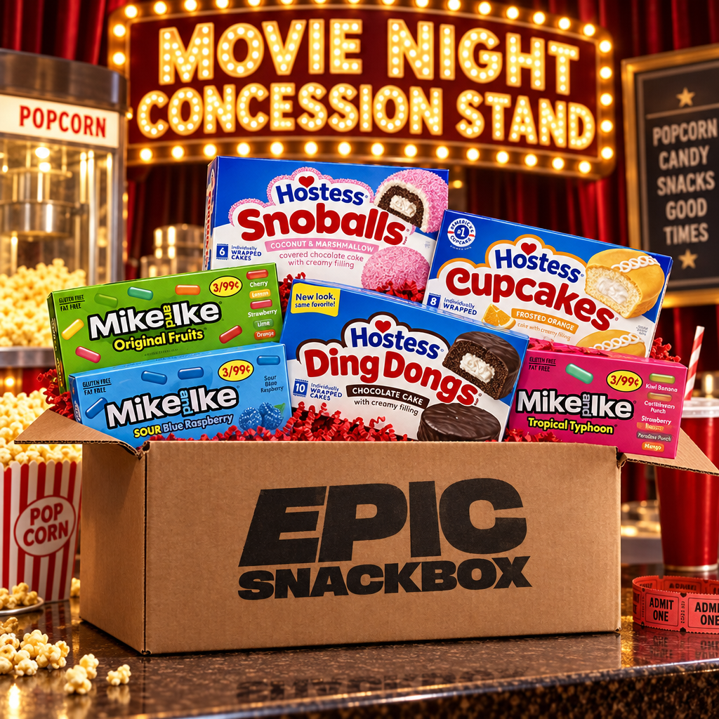 Movie Night Concession Stand Box