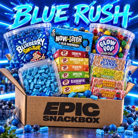 Blue Rush Blueberry & Blue Raspberry
