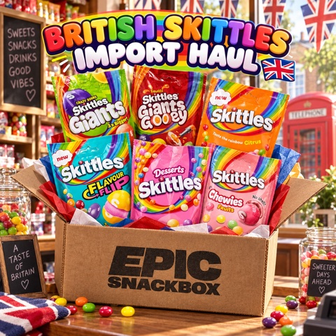 British Skittles Import Haul