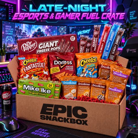 Late-Night Esports & Gamer Fuel Crate